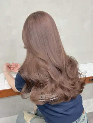 ロング カラー nico TOKYO 渋谷所属・ブリーチ ハイトーン 特化🌈フジタハルキのヘアスタイル