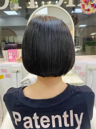 ショート ⭐️透明感カラー/ パーマ⭐️宮野翔のヘアスタイル