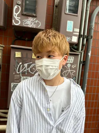 ショート メンズ 🎖️似合わせメンズ パーマ🎖️カネキのヘアスタイル