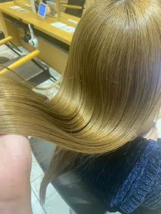 ミディアム カラー 縮毛矯正/ 髪質改善/佐伯 駿のヘアスタイル