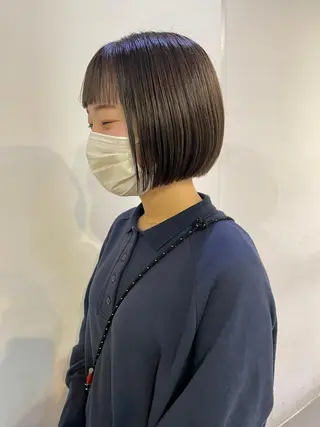 ショート カラー silo所属・silo MOKA 顔周りカット🦦のヘアスタイル