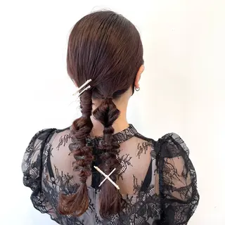 ヘアアレンジ 【azure横浜】 🧸misaki🌸のヘアスタイル