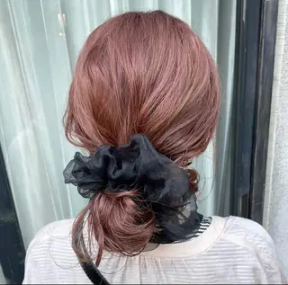 セミロング カラー 田中 優衣のヘアスタイル