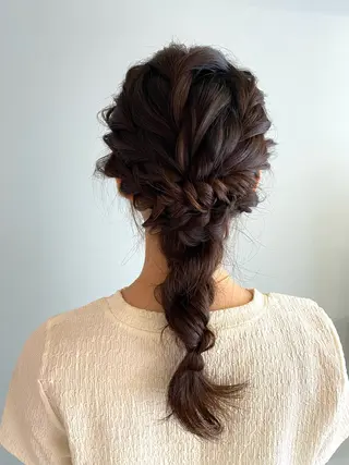 ヘアアレンジ アンシエル所属・清野 まきのヘアスタイル