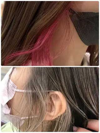 カラー 黒田 伯のヘアスタイル