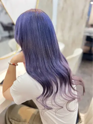 ロング 😈せいと😈 ハイトーン/縮毛矯正のヘアスタイル