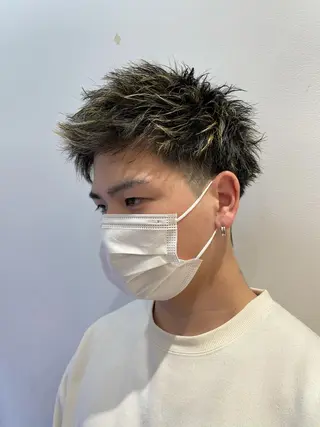 カラー メンズ メンズ指名no'1 佐藤　亘のヘアスタイル