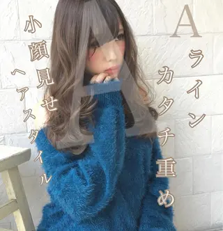 ロング カラー パーマ ヘアアレンジ ◆感動口コミ/最小顔 理論カット◆森口 峻のヘアスタイル