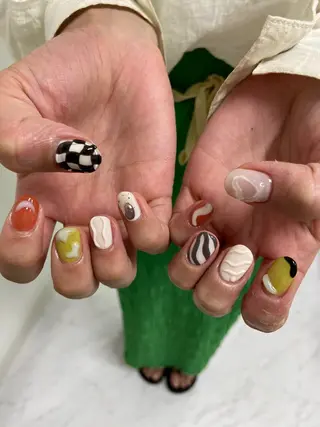 ネイル HIKARI 4uまつ毛ネイルのネイルデザイン