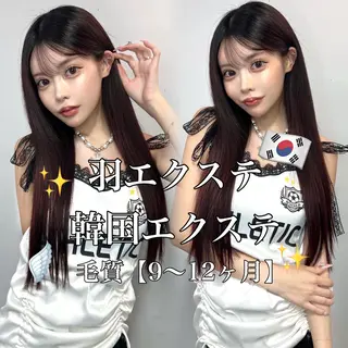 ロング カラー 糸川 伸樹のヘアスタイル