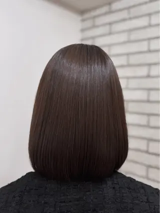 ミディアム カラー ボブ/透明感カラー/ 艶髪/azumiのヘアスタイル