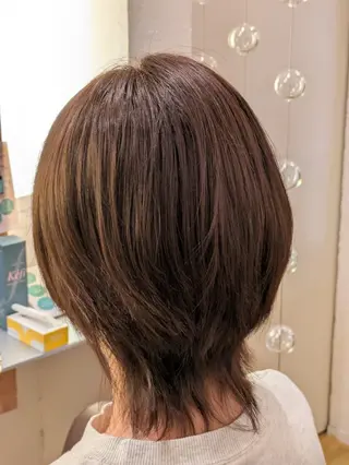 カラー sora所属・kim sayaのヘアスタイル
