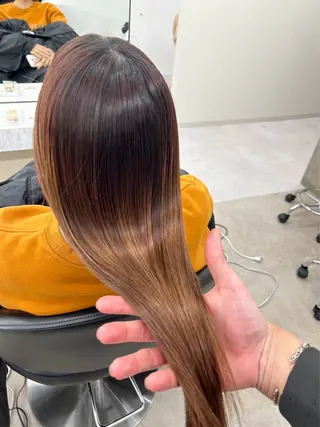 ロング 竹内 蓮のヘアスタイル