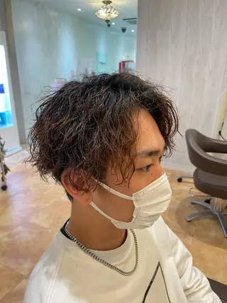 ショート パーマ メンズ 🔥Mackey🔥 メンズ特化型美容師のヘアスタイル