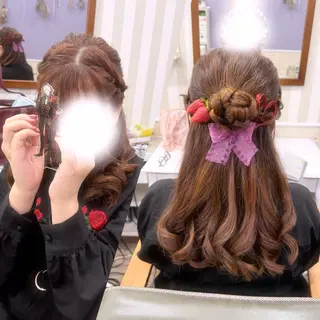ヘアアレンジ 秋葉原コットン所属・ヘアセット 🤍AIRA🤍のヘアスタイル