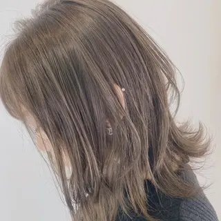 ミディアム 上川 開生のヘアスタイル