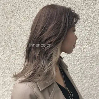 セミロング カラー 🌿ニュアンス/髪質 改善🌿Fukudaのヘアスタイル