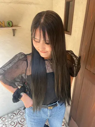 ロング 大庭 萌瑚のヘアスタイル