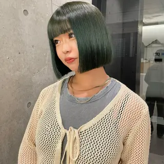ショート カラー ヘアアレンジ Mizobe misakiのヘアスタイル