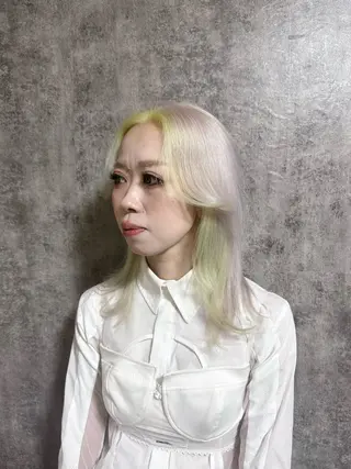 セミロング CAPSULE 【カプセル】所属・CAPSULE 平野 廉のヘアスタイル