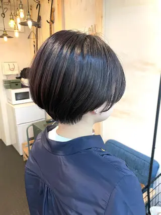 ショート カラー SUN GLOW サングロウ所属・水素トリートメント/ 髪質改善/ナカノメのヘアスタイル