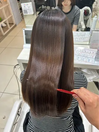 セミロング 【髪質改善カラー】 あむ·. ⟡ 🖤のヘアスタイル