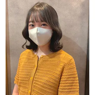 ミディアム 🤍aimi🤍 ウルフ/韓国ヘアのヘアスタイル