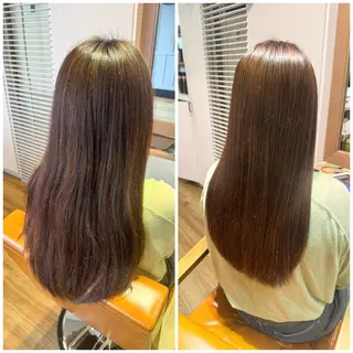 ロング カラー ツキダテ ユイのヘアスタイル