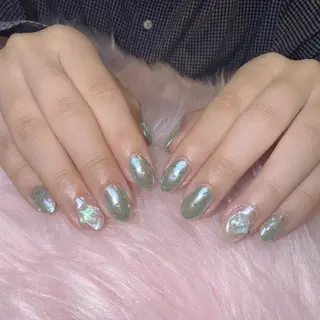 ネイル RIEKO🍒 ワンホン♡推しネイルのネイルデザイン