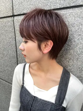 ショート カラー LucksiMie 銀座店所属・【韓国　レイヤー 髪質改善✨】かずのヘアスタイル