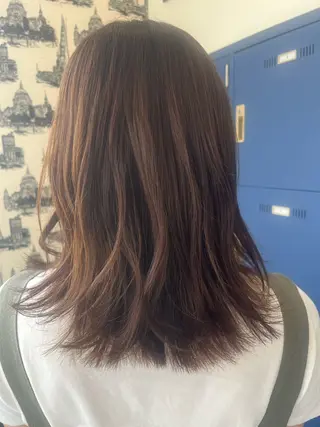 ミディアム 美容室bloom八千代緑が丘所属・bloom yumekaのヘアスタイル