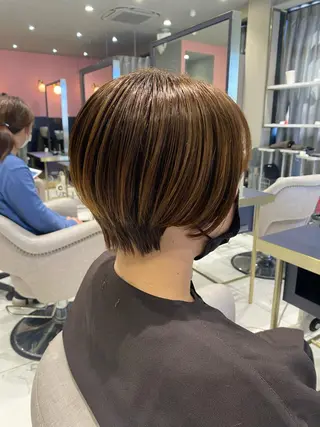 ショート 磯田 冬弥のヘアスタイル