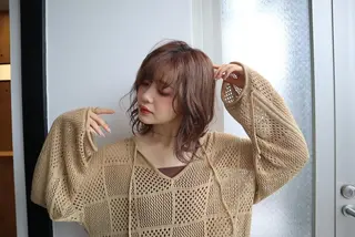 ミディアム カラー 本通り/透明感カラー 髪質改善/ボブ/祐樹のヘアスタイル