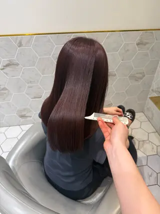 透明感 カラー/RICOのヘアスタイル