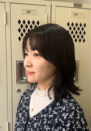 ミディアム カラー 髪質改善/レイヤー/ 艶髪🎀ayaneのヘアスタイル