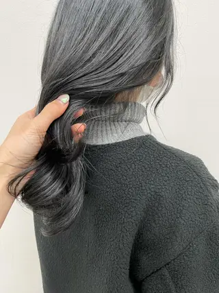 ロング カラー ヘアアレンジ 酸性縮毛矯正🧴韓国 レイヤー/髪質改善のヘアスタイル