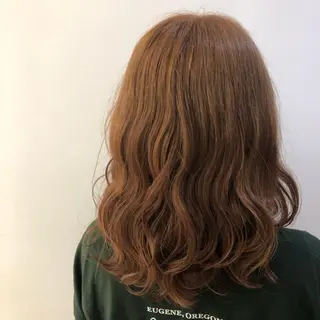 ミディアム カラー 透明感カラー🩵 mioのヘアスタイル