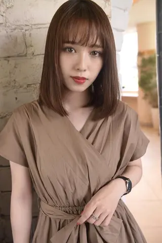 ミディアム KAMIGAMI所属・KAMIGAMI SAKAEのヘアスタイル