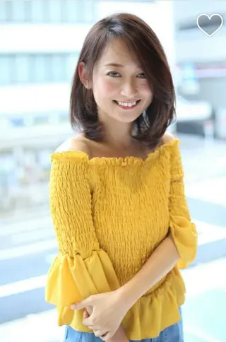 ミディアム SALOWIN神宮前五丁目店所属・🇰🇷韓国風艶髪✨ 髪質改善 倉岡しおんのヘアスタイル