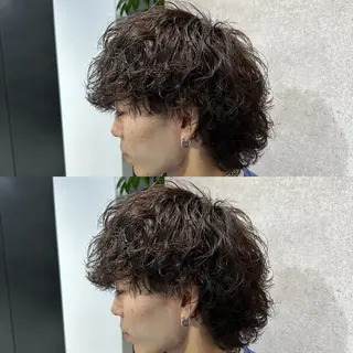ショート パーマ メンズ 【メンズ特化】 サエキカズマのヘアスタイル