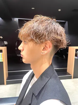 パーマ メンズ 長町/酸性ストレート /曲がる縮毛矯正のヘアスタイル