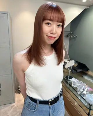 セミロング ショートカット/ Yui ✨のヘアスタイル