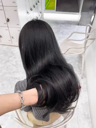 ロング 🤍韓国暗髪 レイヤー🤍きょうのヘアスタイル