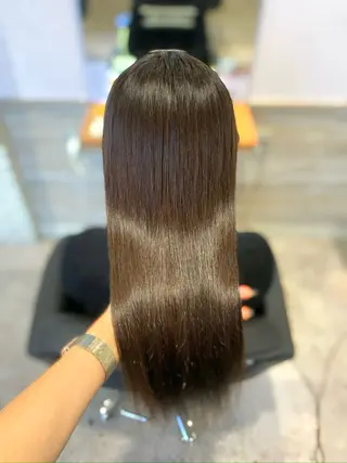 ロング shes茶屋町アリサ 🎀顔周り×韓国風のヘアスタイル