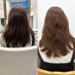 ミディアム ミタニ/髪質改善 /レイヤーカットのヘアスタイル