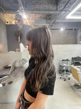 ロング qulim所属・qulim【クリム】 /ハイトーン/海音のヘアスタイル