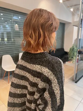 カラー ヘアアレンジ リリカ🐈‍⬛ブリー チカラー/上永谷のヘアスタイル