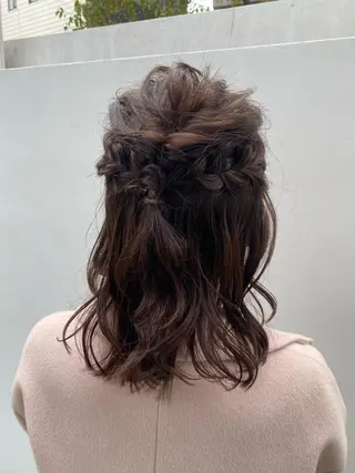 ヘアアレンジ 縮毛矯正/ネイル 🌻ひまわり🌻のヘアスタイル