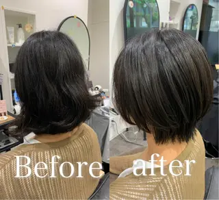 ミディアム 【酸性ストレート】 宮下和明のヘアスタイル