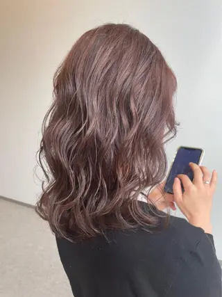 セミロング 坂井 茅聖のヘアスタイル